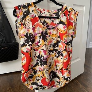 J Crew short sleeve blouse